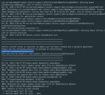 Salida de consola de docker con la clave de Jenkins